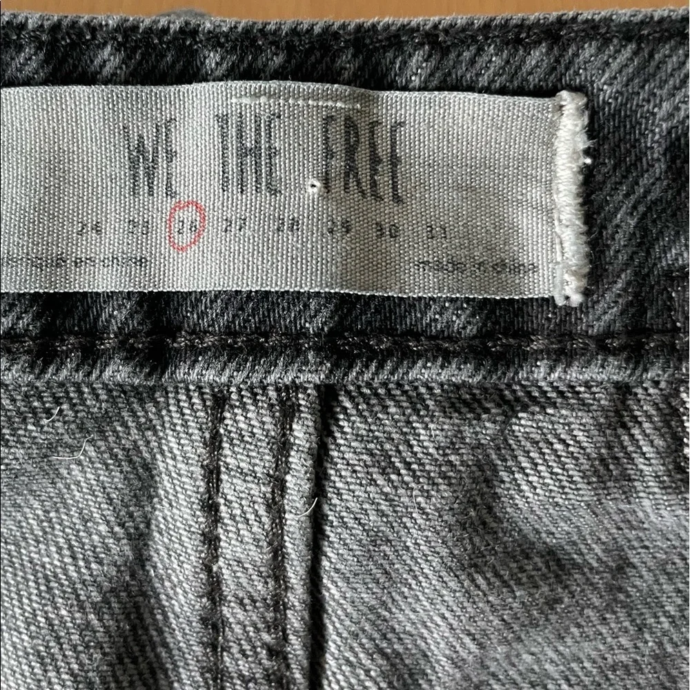 We The Free Raw Hem Denim Button Fly Skirt - Picture 6 of 6